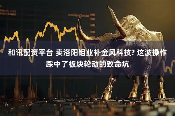 和讯配资平台 卖洛阳钼业补金风科技? 这波操作踩中了板块轮动的致命坑